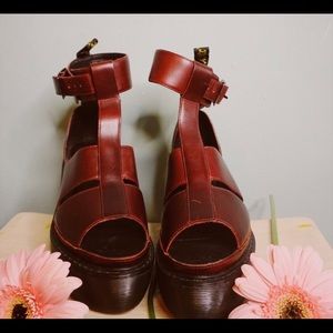 Dr. Marten Strap Platform Sandals